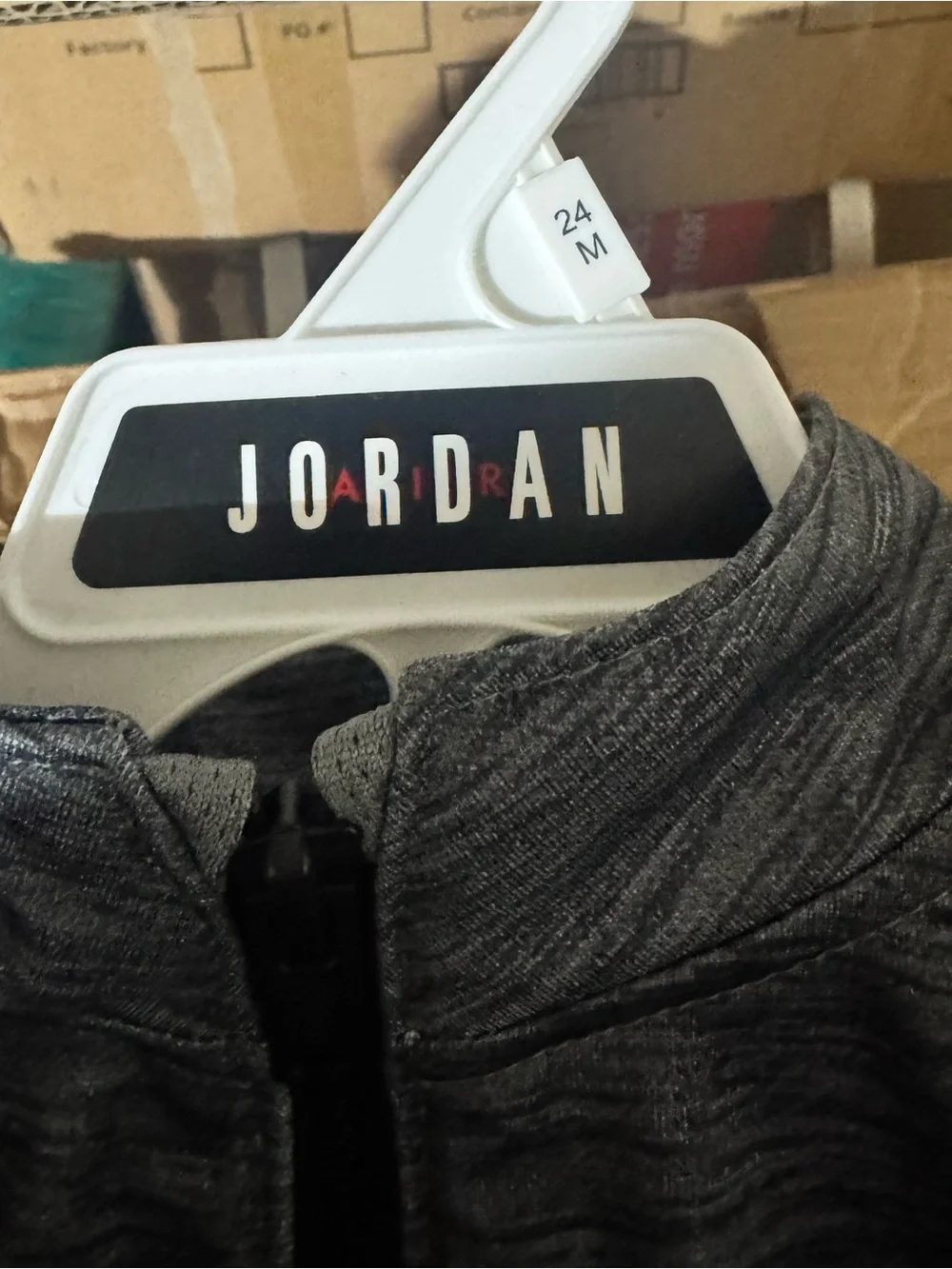 Nike Jordan Black and Gray Kids Tracksuit